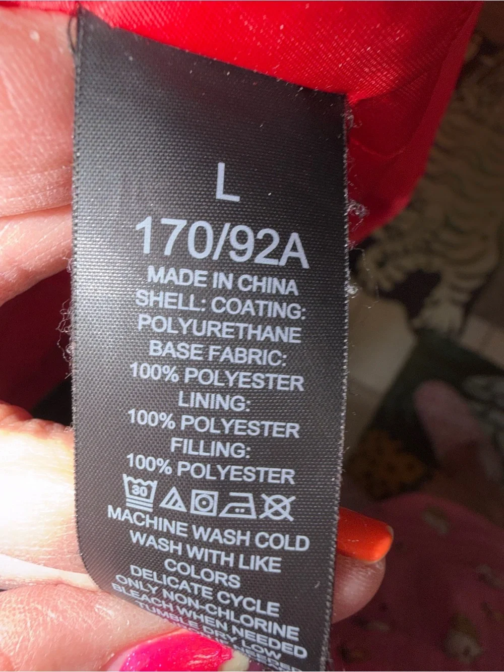 kate spade Bright Red Hooded Coat